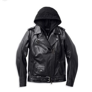 Harley-Davidson Women's Potomac 3-in-1 Leather Jacket Size M 98006-22VW